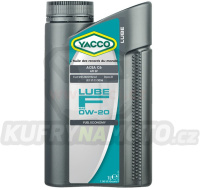 Motorový olej YACCO LUBE F 0W20, 1 L