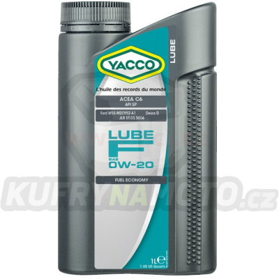 Motorový olej YACCO LUBE F 0W20, 1 L
