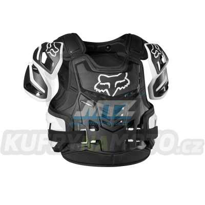 Chránič hrudi (nárameníky) FOX Raptor Vest - černo-bílý (velikost S/M)