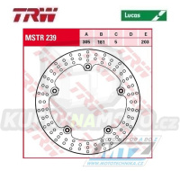 Kotouč brzdový TRW MSTR239 (305/181/5D) - BMW R850+R850GS+R850R + R1150GS+R1150GS Adventure+HP2 1200 Enduro