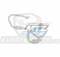 Padací rám Dual Sport Crash Bar - KTM 250 Duke / 15-16 + 390 Duke / 13-17 - barva stříbrná Ice Polished