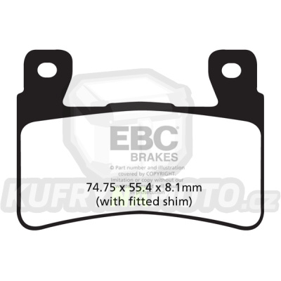 Brzdové destičky EBC FA265HH
