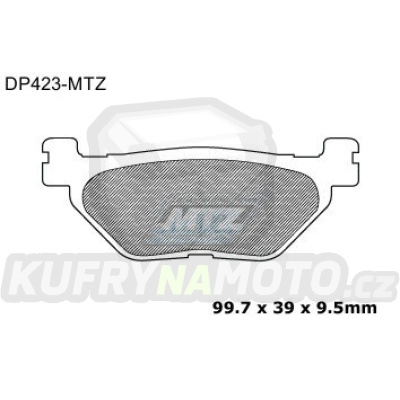 Brzdové destičky MTZ XG319-DP423-MTZ- výprodej Destičky brzdové MTZ – DP423