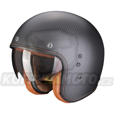 Moto přilba SCORPION BELFAST EVO CARBON matná černá