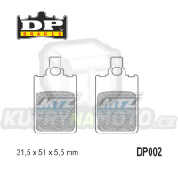 Destičky brzdové DP002 - DP Brakes směs Premium OEM Sinter