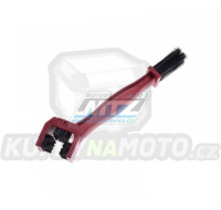 Kartáč na řetěz Chain Brush - červený