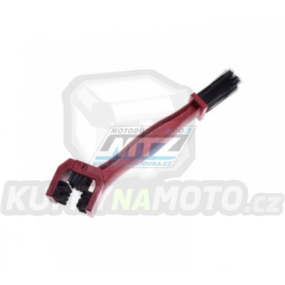 Kartáč na řetěz Chain Brush - červený