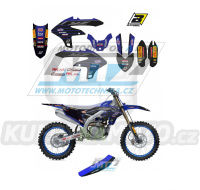 Polepy s potahem sedla (sada polepů a potah sedla Graphics) - Yamaha YZF450 / 23 - typ polepů Replica Yamaha Factory