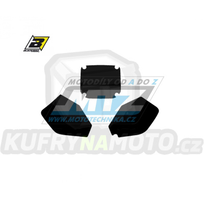 Polepy číslových tabulek (vystřižené) - Suzuki RM125+RM250 / 96-98 - barva černá
