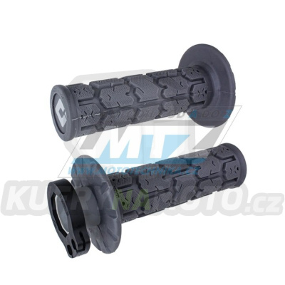Rukojeti ODI V2 LOCK ON MX V2 (2takt+4takt včetně 5 nástavců) - šedé