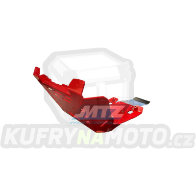 Kryt pod motor hliníkový - Honda CRF300 Rally / 21-24 - barva červená