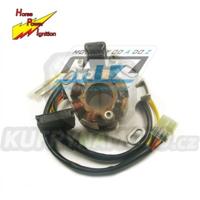 Stator generátoru kompletní (zapalování + světla) se snímačem otáček Suzuki RM250 / 01-12