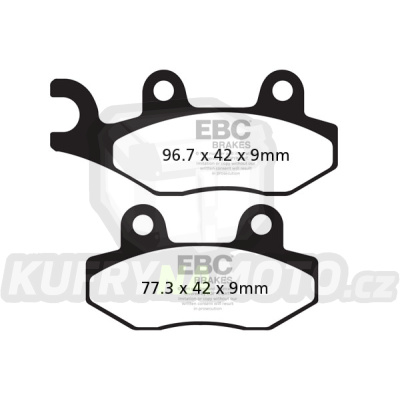 Brzdové destičky EBC SFA228HH
