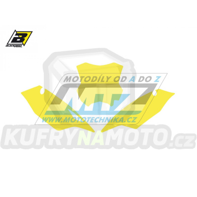 Polepy číslových tabulek (vystřižené) - Kawasaki KXF250 / 17-20 + KXF450 / 16-18 - barva žlutá