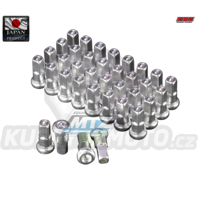 Sada niplů Z-WHEEL - typ P3 (32ks) - ZETA W31-P3328 - stříbrné