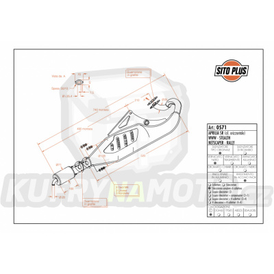 Výfuk Leo Vince Aprilia SR 50 WWW air cooled 1997 - 2002 SITOPLUS LVKN34-0571