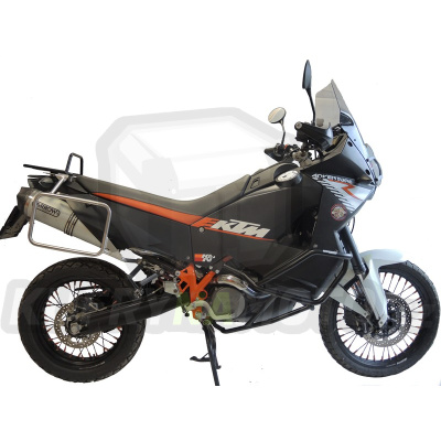 Padací rámy RD Moto CF84KD matná černá KTM 990 Adventure/basic crash frames+lower frames 
