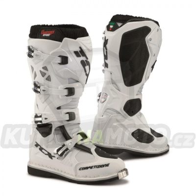 Moto boty TCX COMP EVO bílé