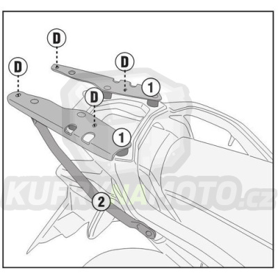 KR1201 nosič kufru HONDA XL 750 Transalp (23)