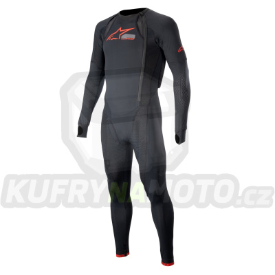 vnější vrstva airbagové vesty TECH-AIR®10, ALPINESTARS (černá/červená/šedá, provedení s dlouhými nohavicemi)