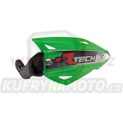 kryty páček VERTIGO ATV, RTECH (zelené, vč. montážní sady)