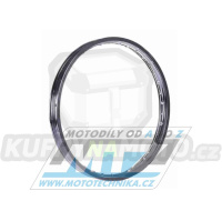 Ráfek motocyklový - rozměr 1,60x21" 36H (předvrtaný / 36 otvorů) - stříbrný (přední)