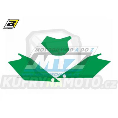 Polepy číslových tabulek (vystřižené) - GasGas EC125+EC250+EC300 + FSR450+FSR515 / 08-09 - barva zelená