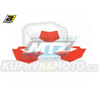 Polepy číslových tabulek (vystřižené) - Yamaha WRF250 / 15-19 + WRF450 / 16-18 - barva červená