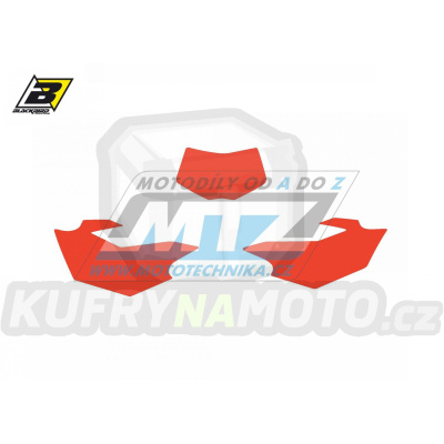 Polepy číslových tabulek (vystřižené) - Yamaha WRF250 / 15-19 + WRF450 / 16-18 - barva červená