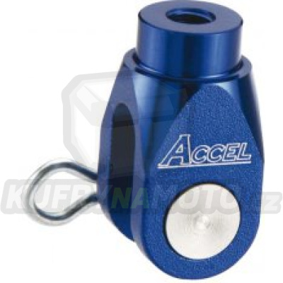 ACCEL koncovka osy pumpy brzdové zadní YAMAHA YZ/YZF '03-'12, SUZUKI RMZ 250 '07-'10 barva modrá