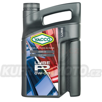 Motorový olej YACCO LUBE P 0W30, 5 L