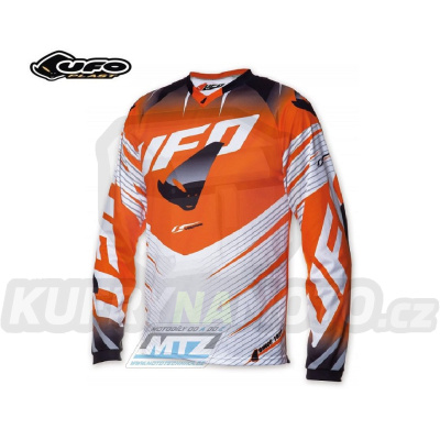 Dres motokros UFO VOLTAGE - oranžovo-bílý - velikost XXXL