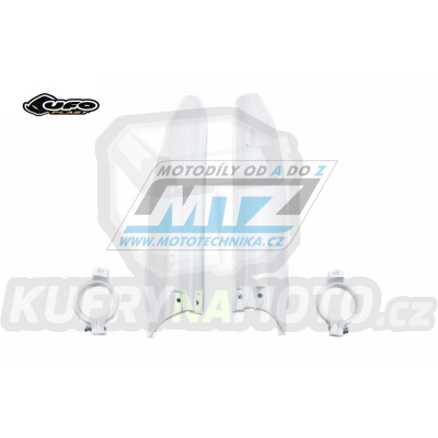 Kryty předních vidlic Suzuki RM125+RM250 /  04-06 + RMZ450 / 05-06 - barva bílá