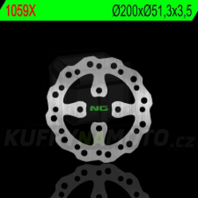 Brzdový kotouč moto NG 1059X