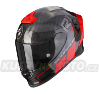 Moto přilba SCORPION EXO-R1 CARBON AIR CORPUS II červená