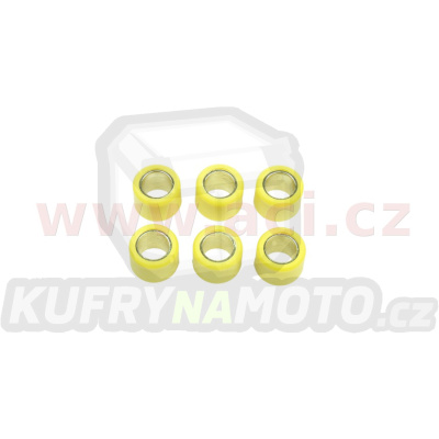 válečky variátoru (průměr 15 x 12 mm), váha 8 g, Athena (sada 6 ks)