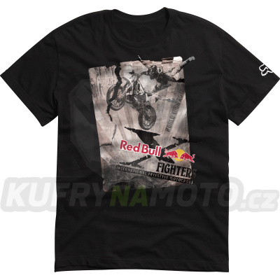 Tričko pánské FOX Red Bull Posterized Tour černé
