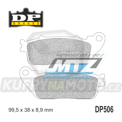 Destičky brzdové DP506 - DP BRAKES směs Premium Sinter OEM