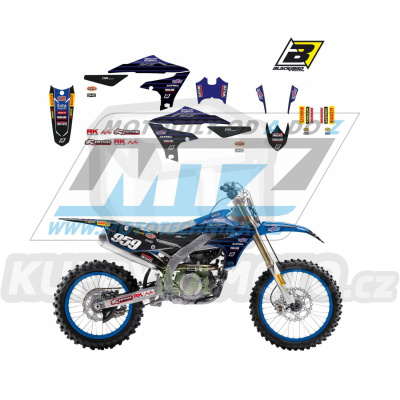 Polepy na motocykl (sada polepů Graphics) Yamaha YZF250 / 19-23 + YZF450 / 18-22 - typ polepů Replica Yamaha Factory