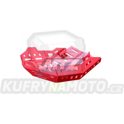 Kryt pod motor hliníkový Dual Sport - Honda NC700X / 12-17 + NC750X / 14-20 - (není určeno pro verze s dvojitou spojkou!) - barva červená