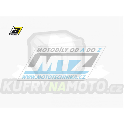 Polepy číslových tabulek (vystřižené) - Husqvarna CR125 / 06-08 + TC250+TC450 / 05-07 - barva bílá