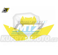 Polepy číslových tabulek (vystřižené) - Husaberg FE / 09-12 - barva žlutá