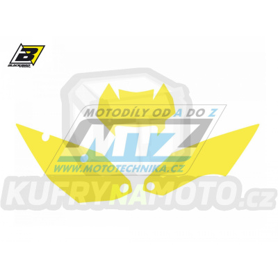 Polepy číslových tabulek (vystřižené) - Husaberg FE / 09-12 - barva žlutá