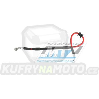 Hadice brzdová zadní Z-WHEEL BRAKE HOSE - ZETA W61-25073 - Honda CFR250R / 18-19 + CFR250RX / 19 + CFR450R / 17-18 + CFR450L / 19-20 + CFR450RX / 17-18 - červená
