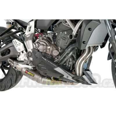Spoiler motoru PUIG 7022C karbonový vzhled včetně samolepek