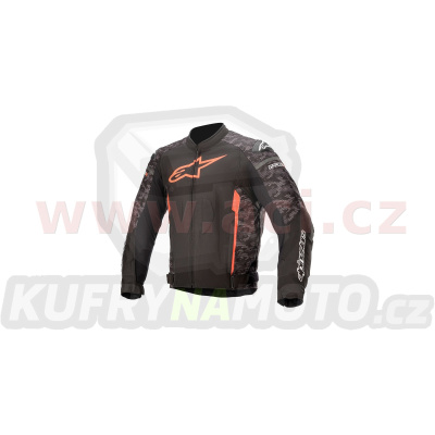 bunda T-GP PLUS R 3, ALPINESTARS (černá maskáčová/červená fluo) 2023
