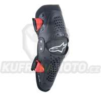 chrániče kolen SX-1 YOUTH, ALPINESTARS, dětské (černá/červená, pár) 2024