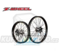 Kolo kompletní zadní 2,15x18" (náboj v barvě titan / černý ráfek) - Suzuki DRZ400S+DRZ400SM / 00-19