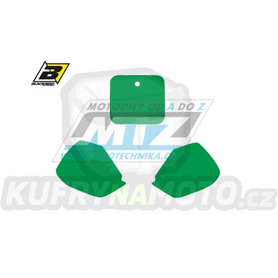 Polepy číslových tabulek (vystřižené) - Honda CR125 / 91-92 + CR250 / 90-91 + CR500 / 91-01 - barva zelená