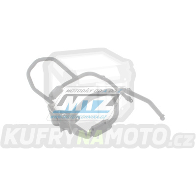 Padací rám Dual Sport Crash Bar - Kawasaki KLR650 / 08-15 - barva stříbrná Ice Polished